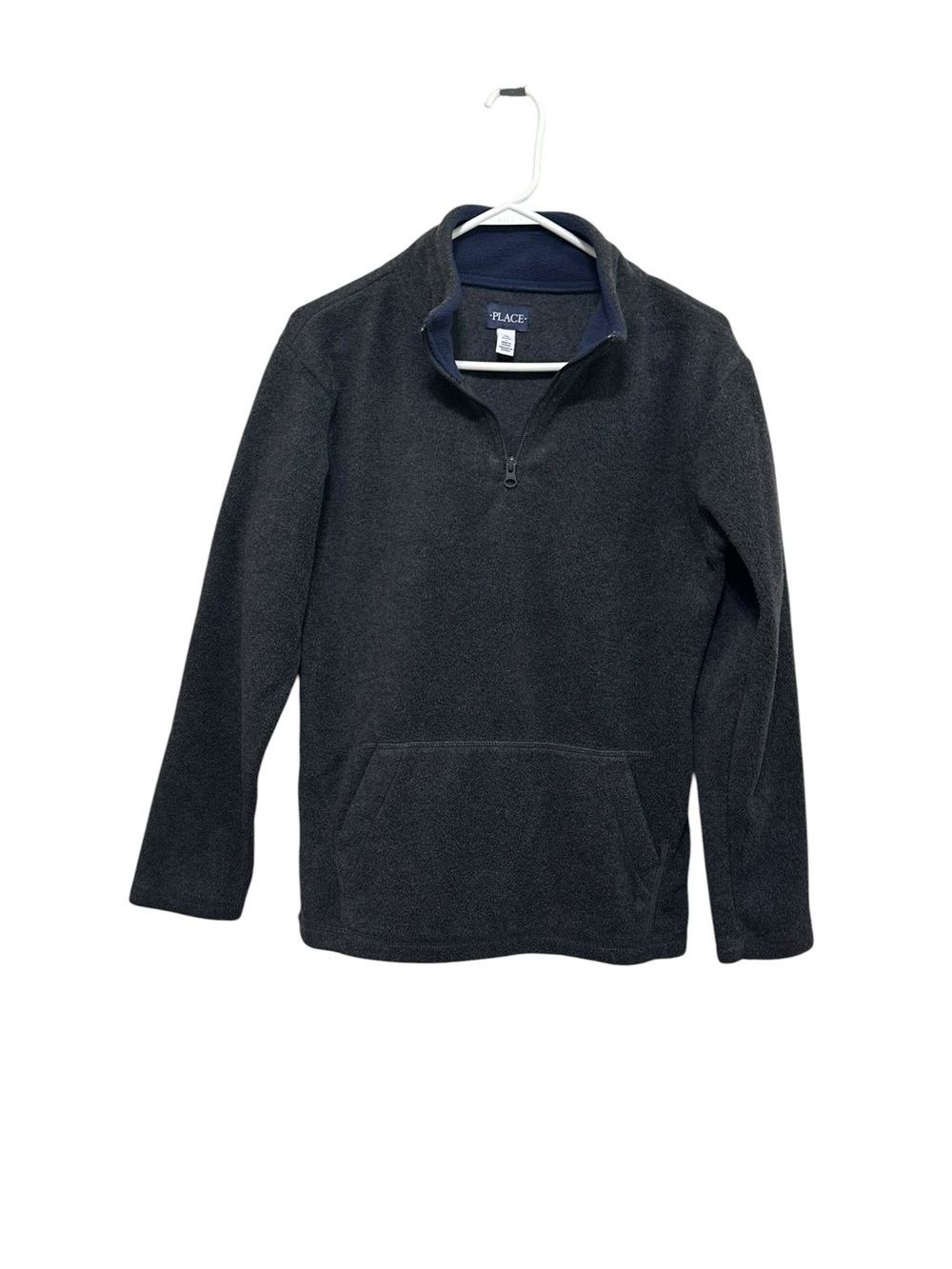 Place. Black Kids' Quarter-Zip Fleece Pullover